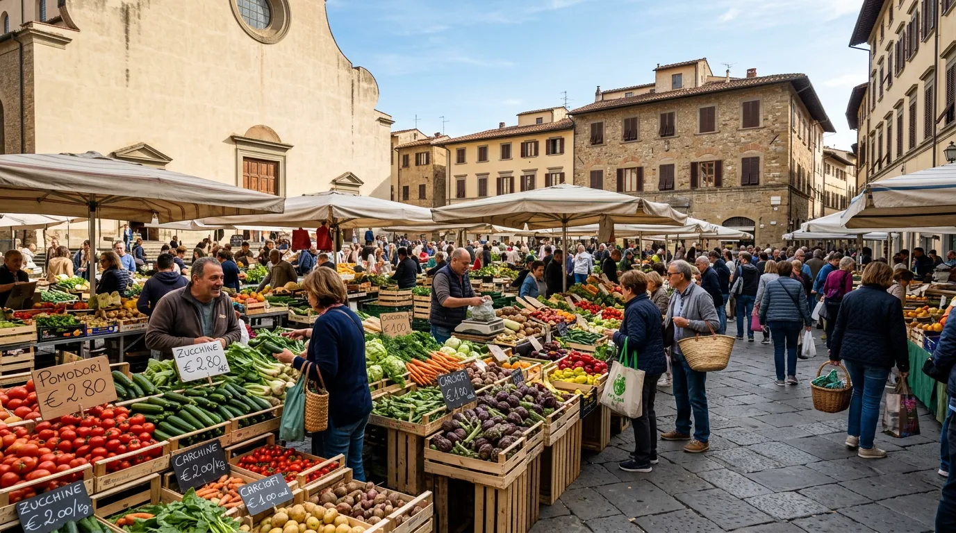 Vicoli di San Frediano a Firenze con palazzi storici e vita di quartiere